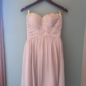 Bill Levkoff Strapless Cream short Dress size 8